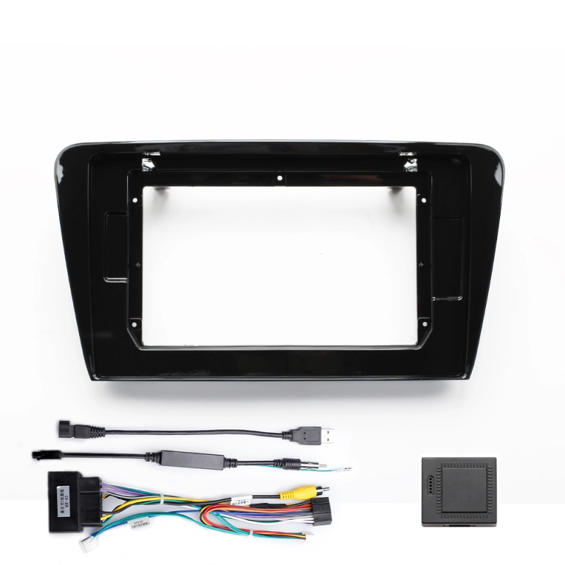 ISUDAR Car Radio Fascias Frame For Skoda Octavia A7 3 2014-2018 Stereo Plastic Panel