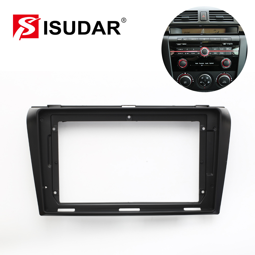 ISUDAR Car Refitting DVD Panel Dash Fascia Radio For Mazda3 2004-2009