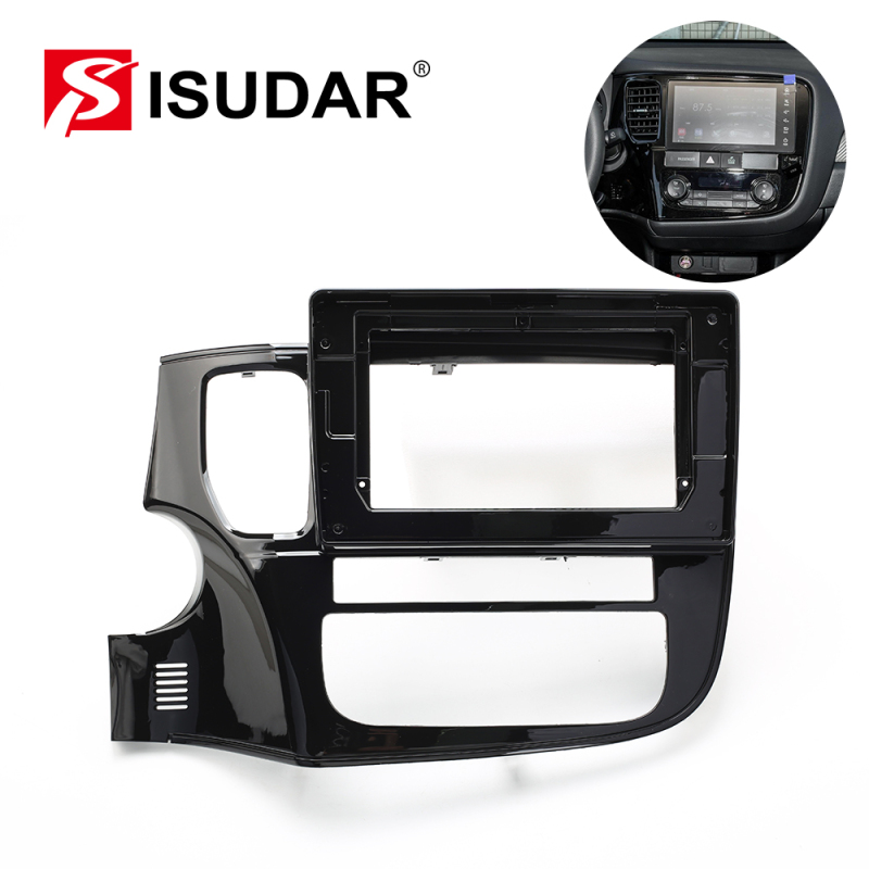 ISUDAR Car Radio Fascia Frame Facials Panel Dashboard For Mitsubishi Outlander 3