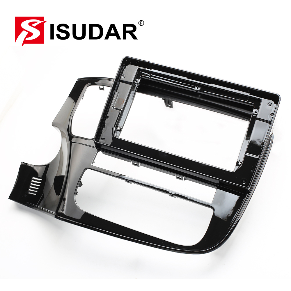 ISUDAR Car Radio Fascia Frame Facials Panel Dashboard For Mitsubishi Outlander 3