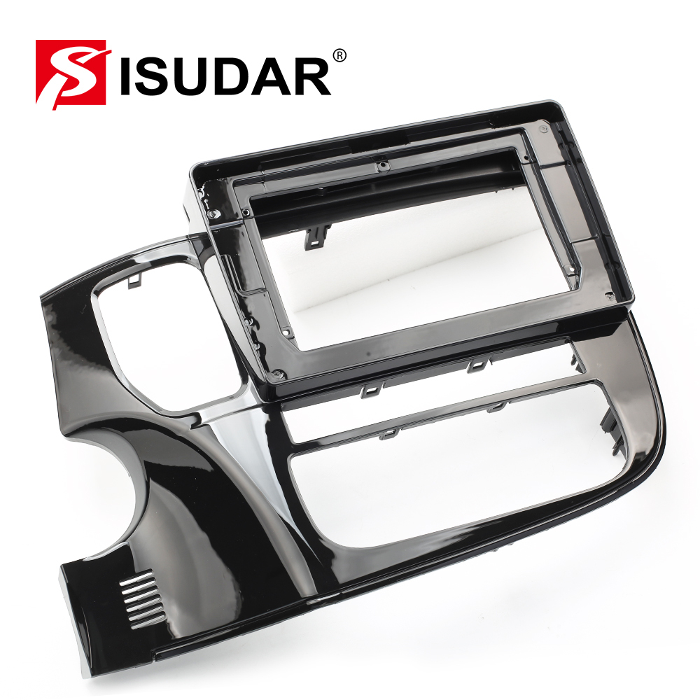 ISUDAR Car Radio Fascia Frame Facials Panel Dashboard For Mitsubishi Outlander 3