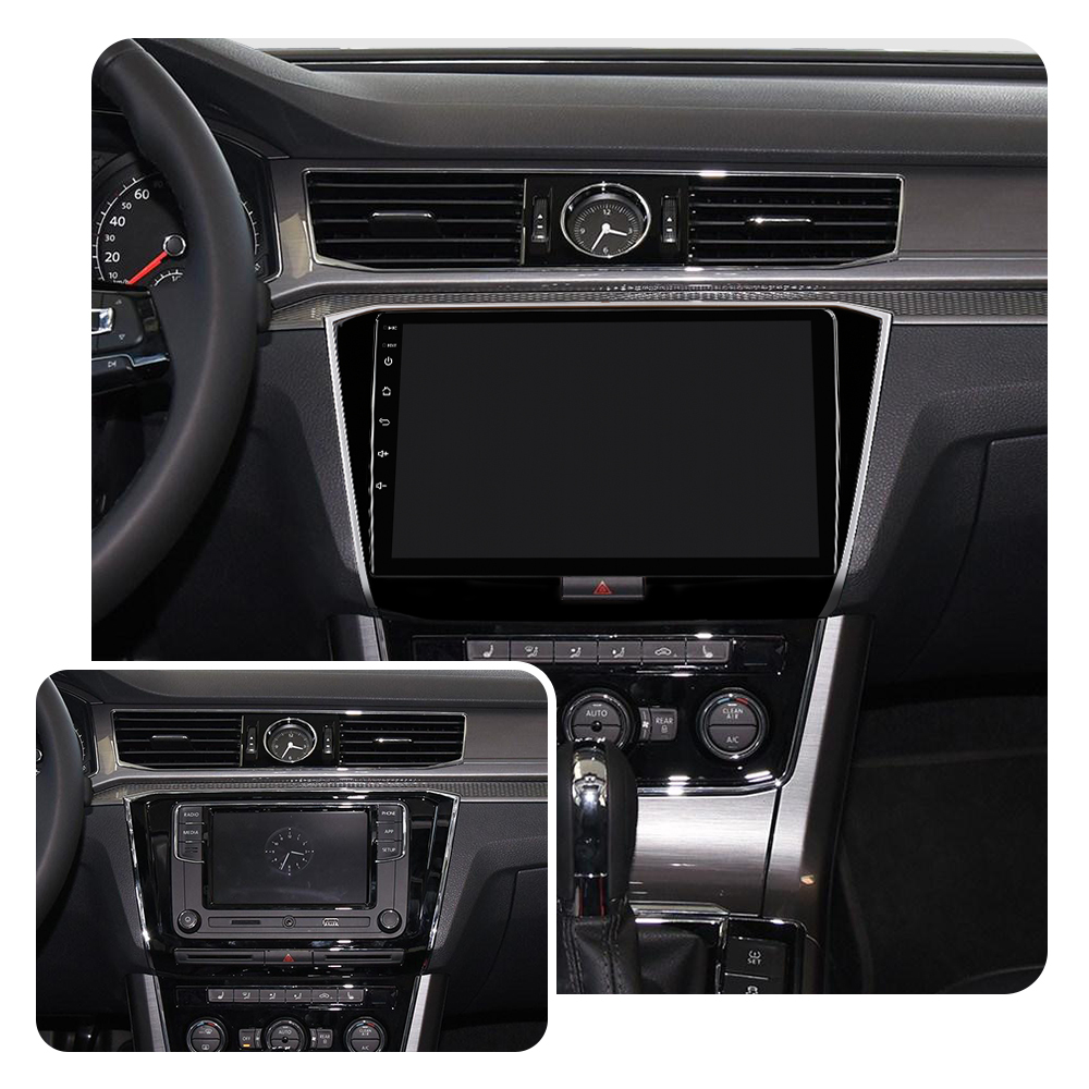 ISUDAR Car Radio Fascias Frame For For VW/Passat b8 Magotan 2015 Stereo Plastic Panel