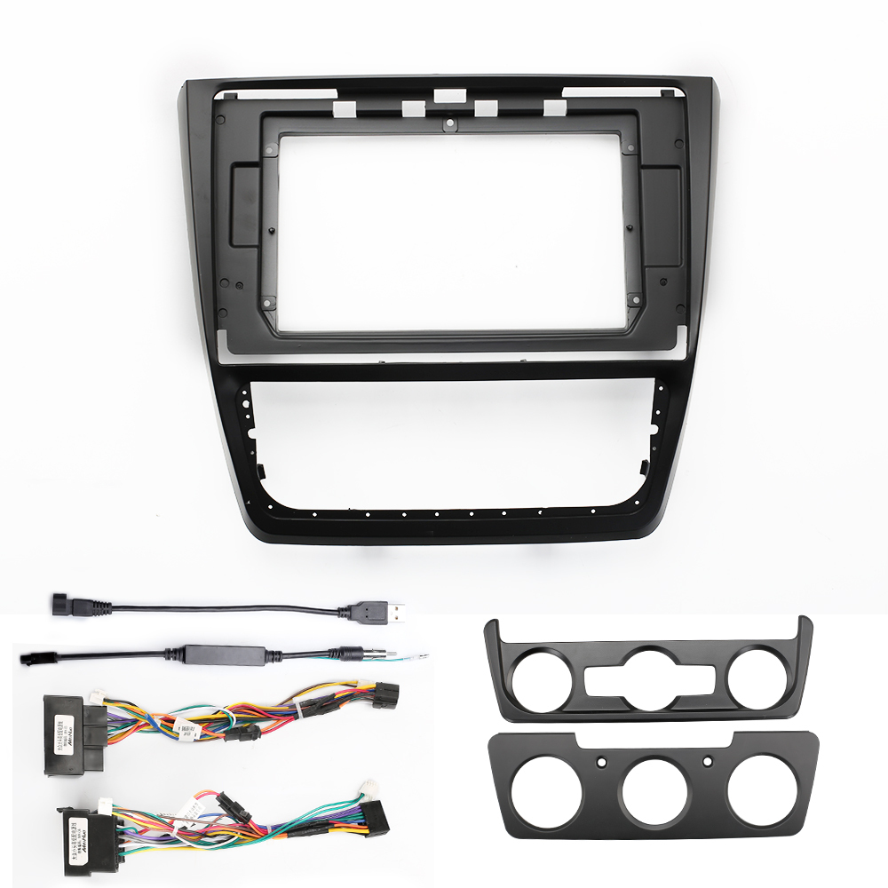 ISUDAR Car Radio Fascia Frame Facials Panel Dashboard For Skoda Yeti 2009 2010 2011 2012 2013