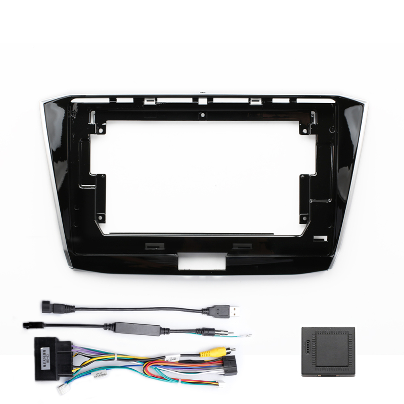 ISUDAR Car Radio Fascias Frame For For VW/Passat b8 Magotan 2015 Stereo Plastic Panel