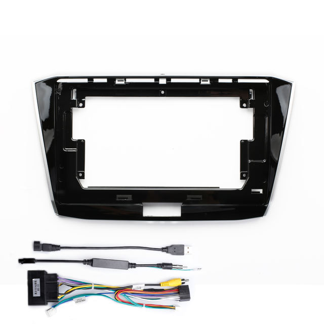 ISUDAR Car Radio Fascias Frame For For VW/Passat b8 Magotan 2015 Stereo Plastic Panel
