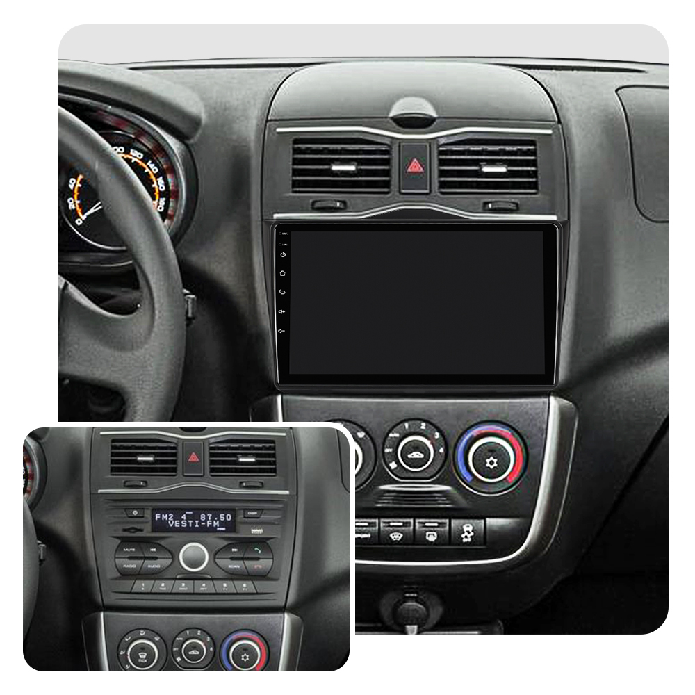 ISUDAR Car Radio Fascia Frame Facials Panel Dashboard For LADA ВАЗ Granta Cross 2018 2019