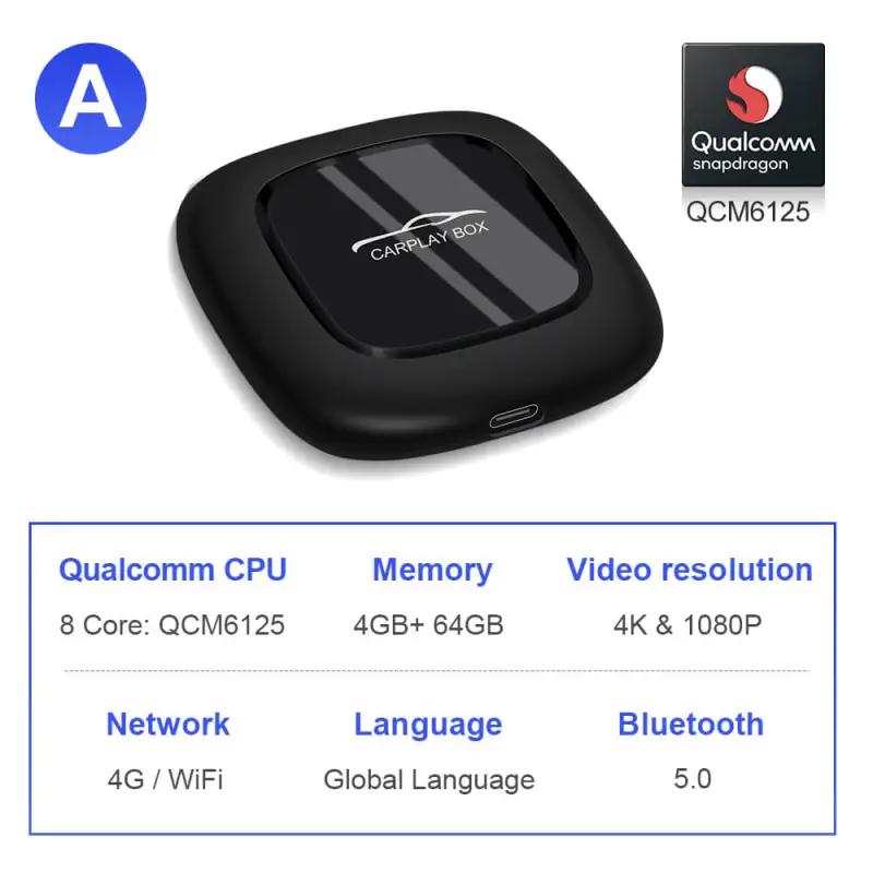 CP36-Carplay Ai Box For VW Audi Merceders Toyota Volvo Wireless connection