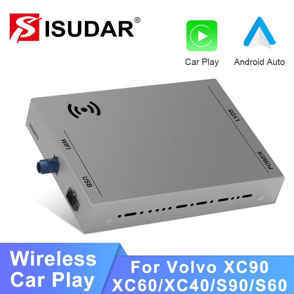 ISUDAR Wireless Apple Carplay For Volvo XC90/XC60/XC40/S90/S60/V60 Full