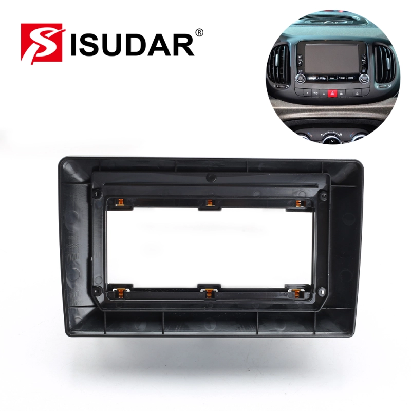 ISUDAR Car Radio Fascia Frame Facials Panel Dashboard For Fiat 500L