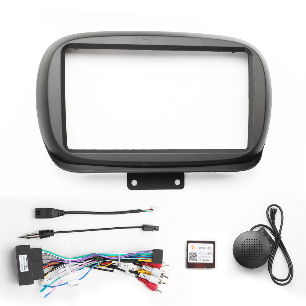 Fascia Frame Facials Panel Dashboard Car DVD frame 9" FOR FIAT 500X 2014-2019 car stereo