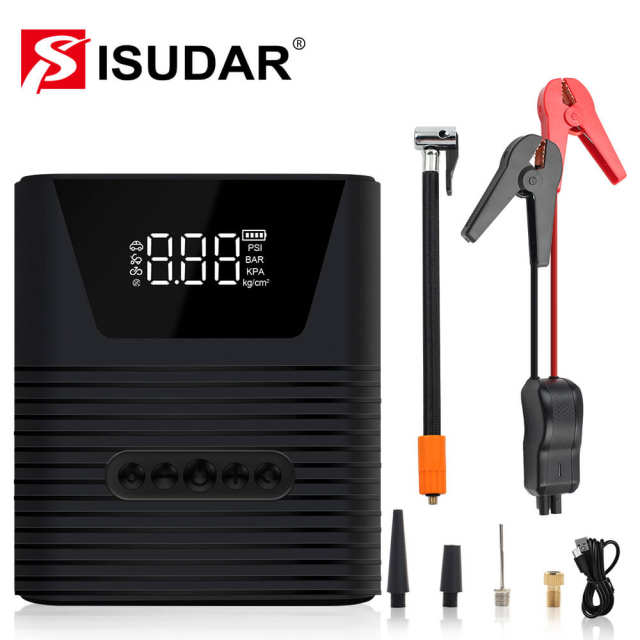 4 In 1 Car Jump Starter Tire Air Pump 600A 8800mAh Emergency Engine 150PSI Compressor Booster Starting Inflator