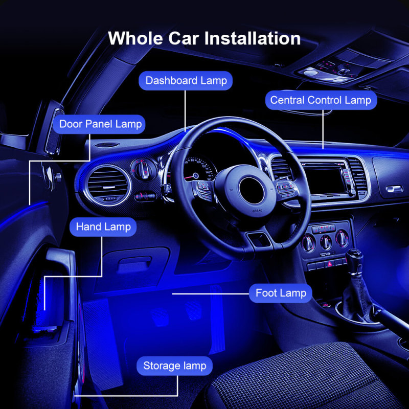 CAR INTERIOR LED ACCENT KIT - CAR Ambient Lights