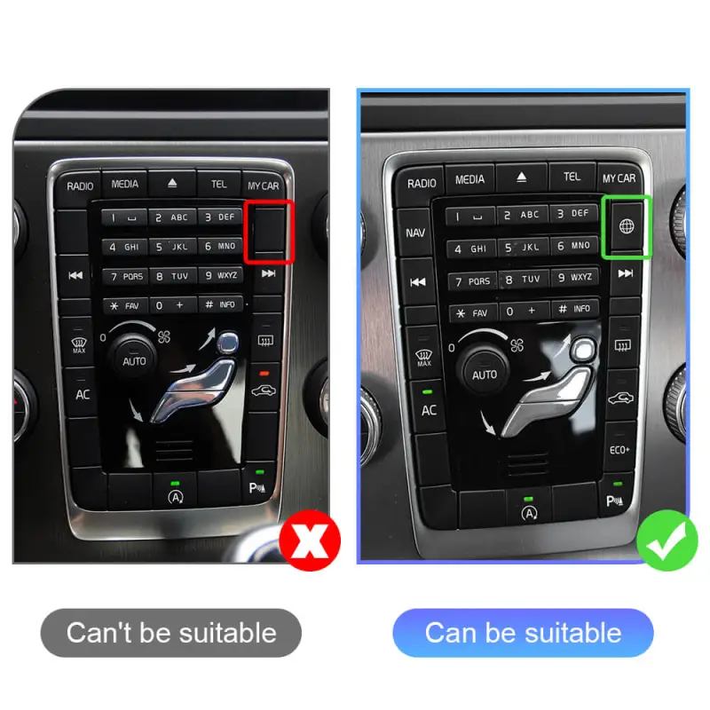 ISUDAR Apple Carplay For Volvo V40/V60/XC60/S60/S80L 7 inch 2015-2019 Full  Screen