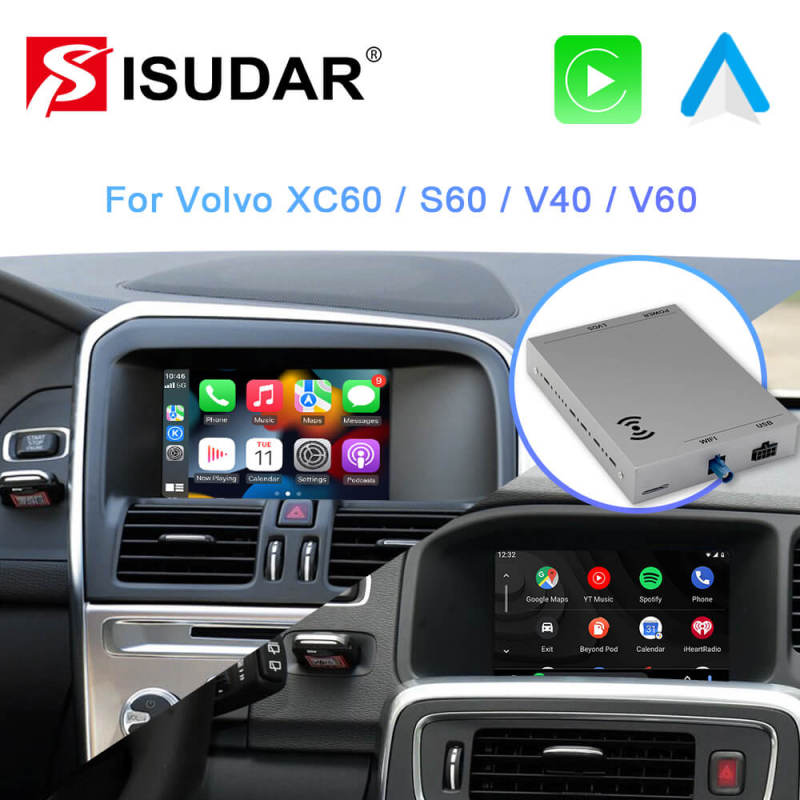 ISUDAR Apple Carplay For V40/V60/XC60/S60/S80L 2015-2019 Full Screen