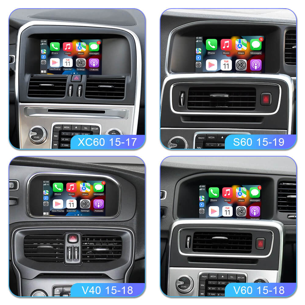 ISUDAR Apple Carplay For V40/V60/XC60/S60/S80L 2015-2019 Full Screen