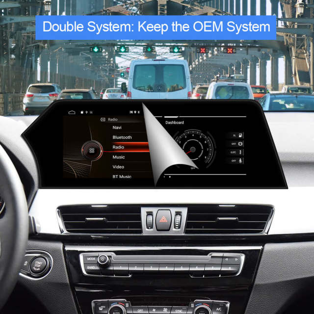 Qualcomm Android 11.0 Auto Radio For BMW X1 F48 NBT EVO System