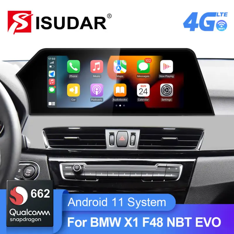 Qualcomm Android 11.0 Auto Radio For BMW X1 F48 NBT EVO System