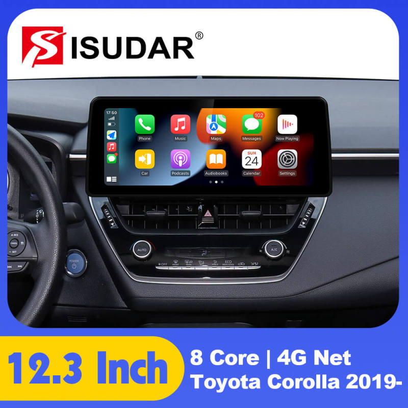 12.3 Inch Android 10 Car Stero For Toyota Corolla