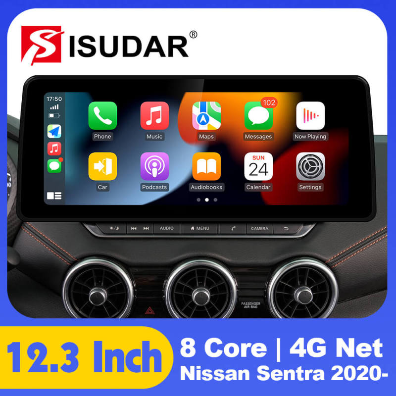 12.3 Inch 1920*720P HD Car Stero For Nissan Sentra