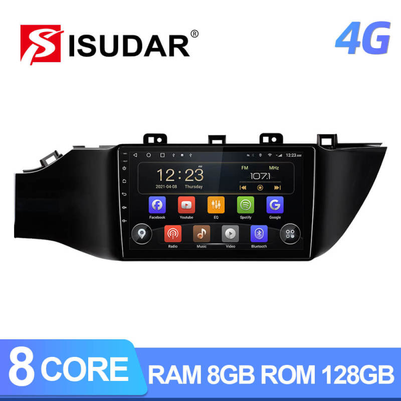 ISUDAR T72 QLED Android 10 Car Radio For KIA K2 RIO 4 2016-2019