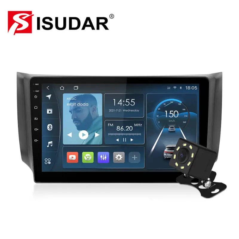 ISUDAR Stereo Android GPS For Nissan Sentra B17 2013-2019