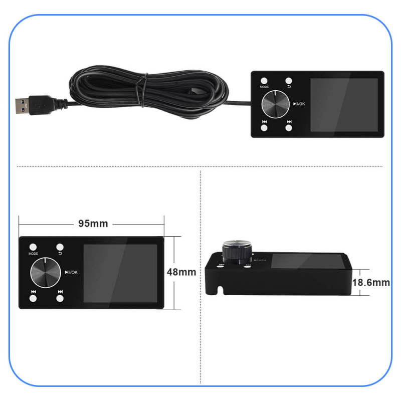 ISUDAR USB Remote Control for DSP Amplifier Suit for ISUDAR DA406 DA608 Series