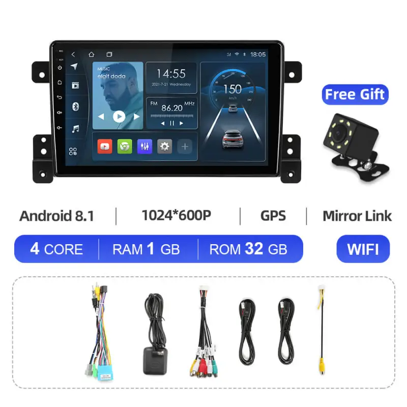 ISUDAR Stereo Android IPS For Suzuki Grand Vitara 2005-2015