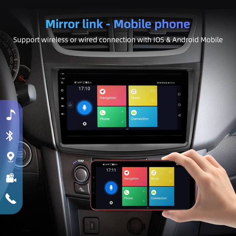 ISUDAR Stereo Android IPS For Suzuki Swift 2010-2017