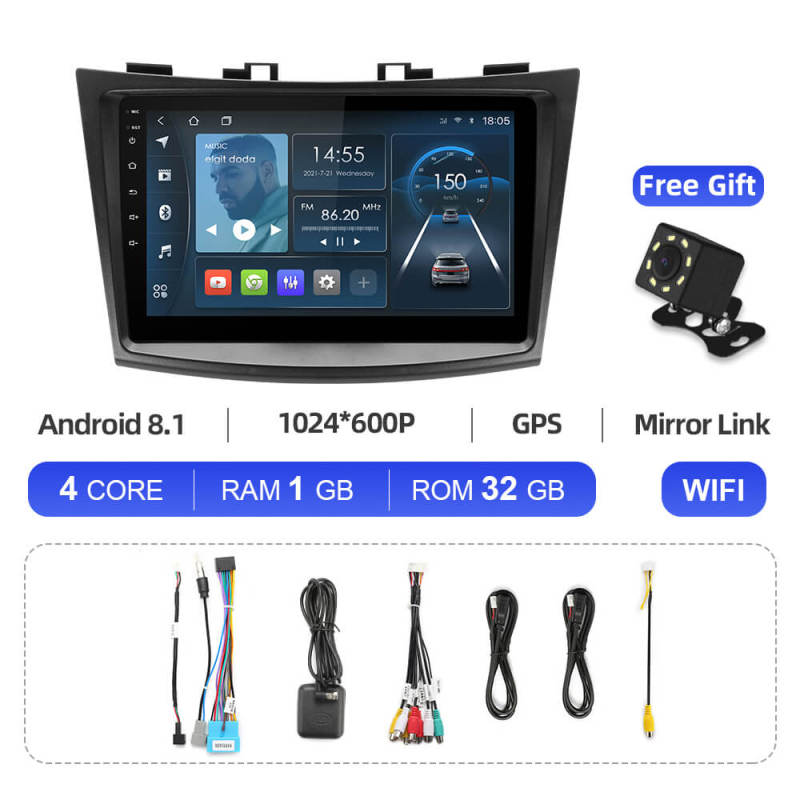 ISUDAR Stereo Android IPS For Suzuki Swift 2010-2017