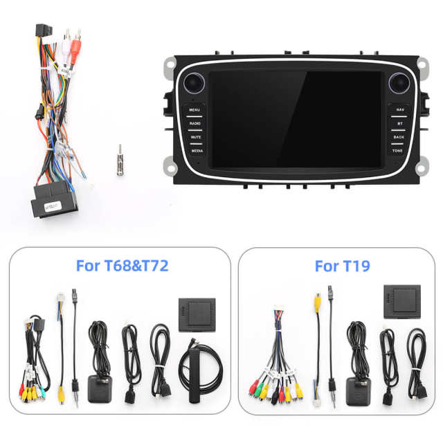 Isudar Wireless carplay Android 10 Car Radio For FORD/Focus/S-MAX/Mondeo/C-MAX/Galaxy