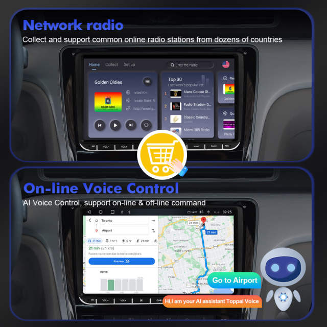 Isudar Android 10 Car Stereo For Skoda/VW/Volkswagen/POLO/PASSAT/Golf/Tiguan/Jetta/Touran