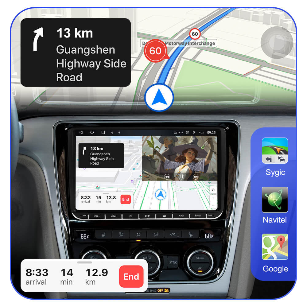 Isudar Android 10 Car Stereo For Skoda/VW/Volkswagen/POLO/PASSAT/Golf/Tiguan/Jetta/Touran