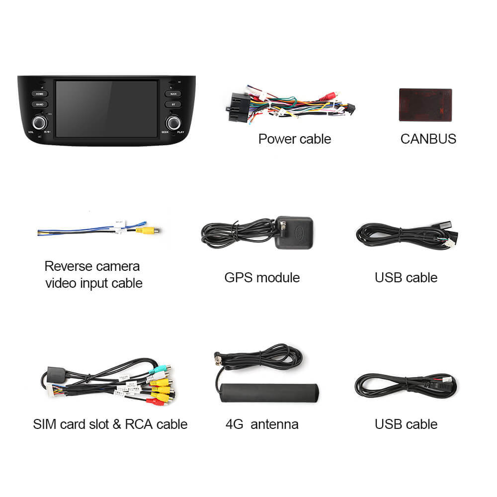 Isudar Upgrade T72 Car radio For Grande punto evo/ Fiat Linea/2012-2018