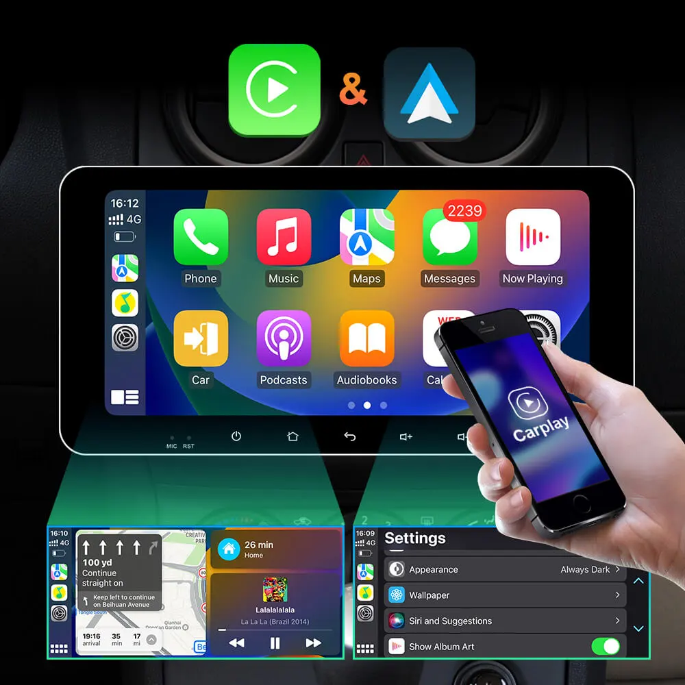 10.33 Inch Android 10 Universal Car Radio For Toyota/Honda/Nissan ...