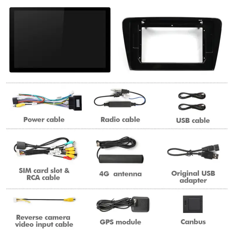 ISUDAR T72 2K 13.1 Inch 8 Core Android 10 Car Radio For Skoda/Octavia 3 A7 2014-2017