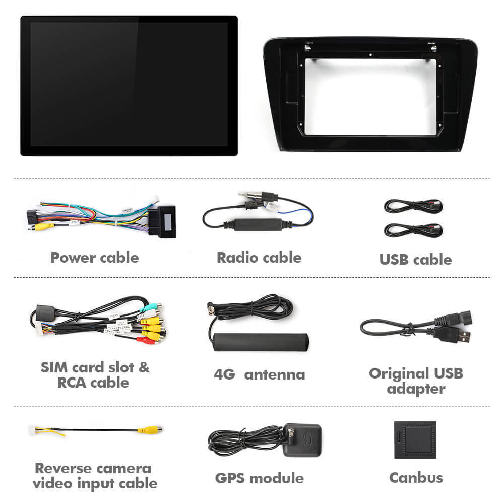 ISUDAR T72 2K 13.1 Inch 8 Core Android 10 Car Radio For Skoda/Octavia 3 A7 2014-2017