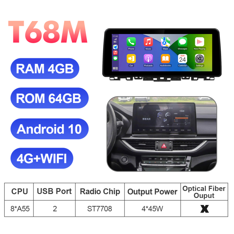 ISUDAR 12.3 Inch 2K Android 12 Car Radio For Kia K3 Cerato 4 Forte 2019-2022