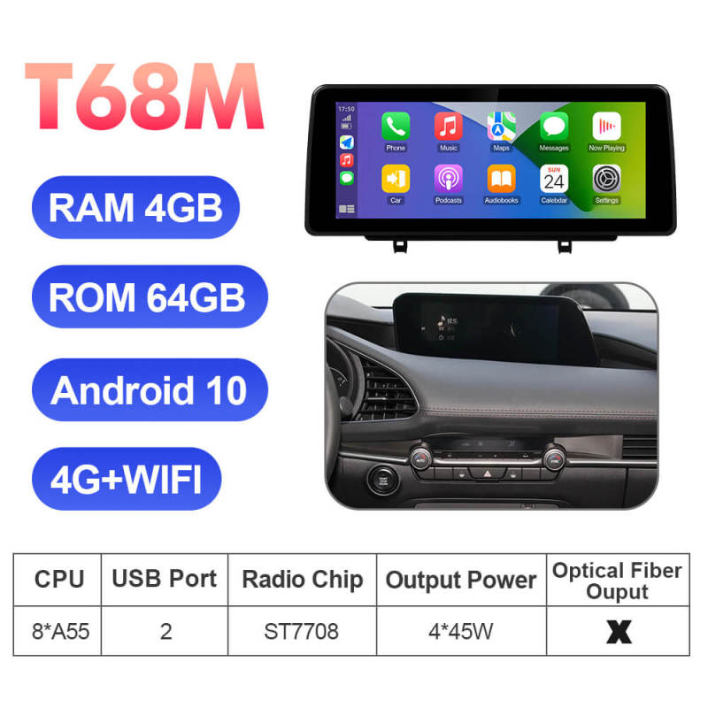 ISUDAR 12.3 Inch Android 12 Car Radio For Mazda 3 Axela 2020-2022 GPS