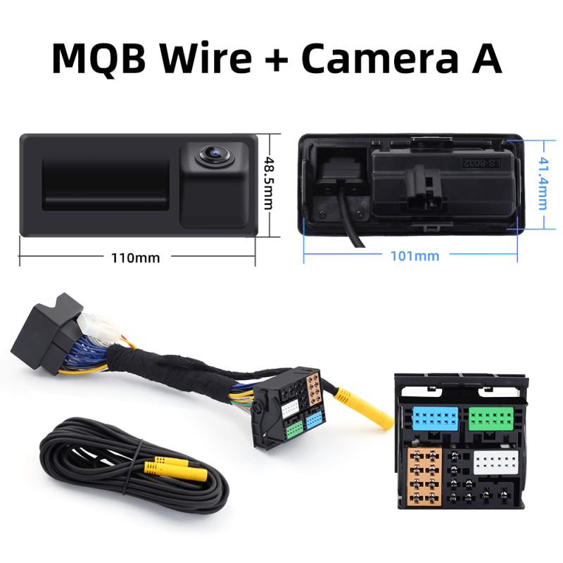 ISUDAR Reversing Dynamic Trajectory Parking Camera for Original Screen Volkswagen/Octavia/Tiguan/Audi 187B 280 MQB PQ platform