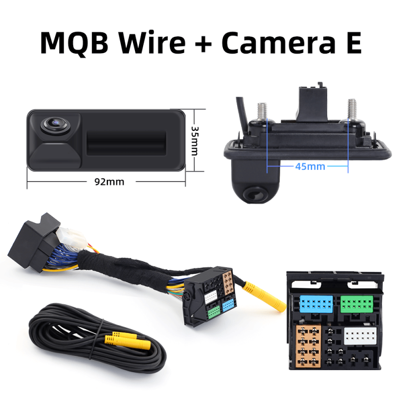 ISUDAR Reversing Dynamic Trajectory Parking Camera for Original Screen Volkswagen/Octavia/Tiguan/Audi 187B 280 MQB PQ platform