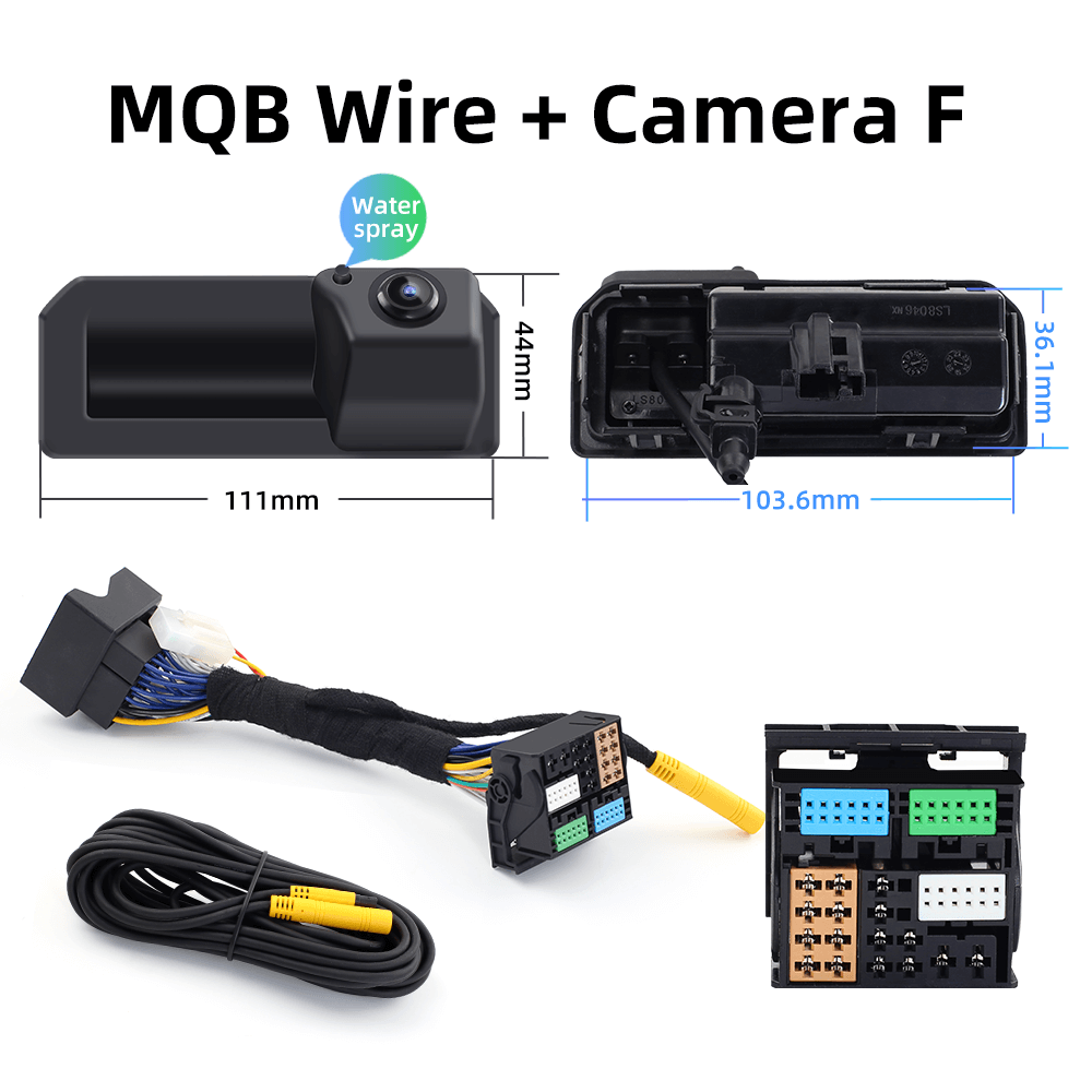 ISUDAR Reversing Dynamic Trajectory Parking Camera for Original Screen Volkswagen/Octavia/Tiguan/Audi 187B 280 MQB PQ platform