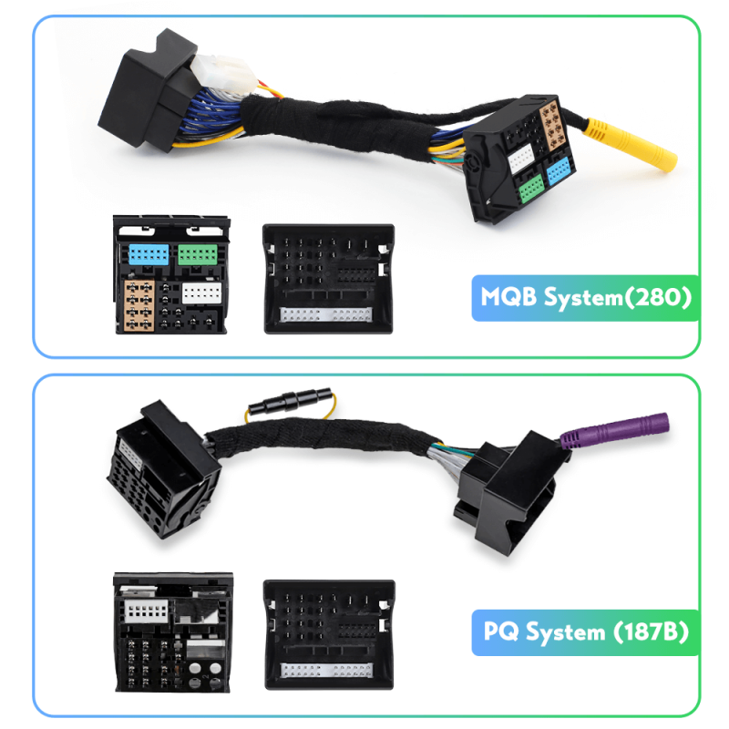 ISUDAR Reversing Dynamic Trajectory Parking Camera for Original Screen Volkswagen/Octavia/Tiguan/Audi 187B 280 MQB PQ platform