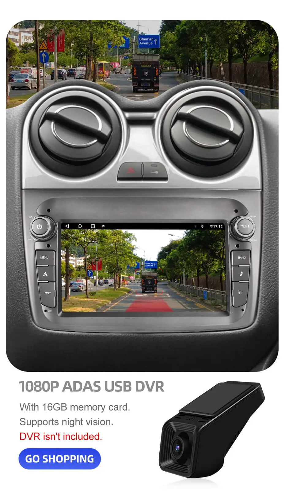 For Alfa Romeo Mito 7 Touchscreen Android Head Unit GPS Navigation C