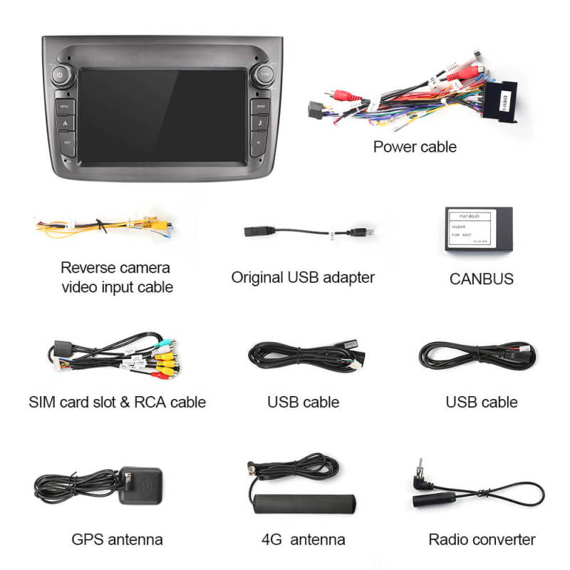 Isudar Upgrade T72 Android 4G Car Radio For Alfa Romeo Mito 2008-