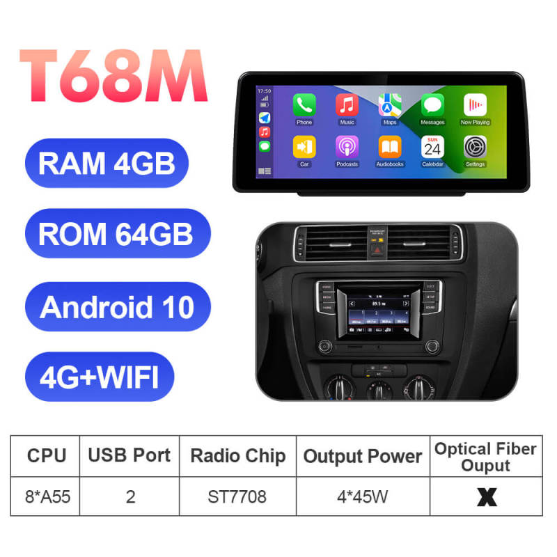 ISUDAR 12.3 Inch Android 12 Car Radio For VW/volkswagen/Skoda/Seat/Passat/Golf/Tiguan/CC/Leon GPS Multimedia Stereo