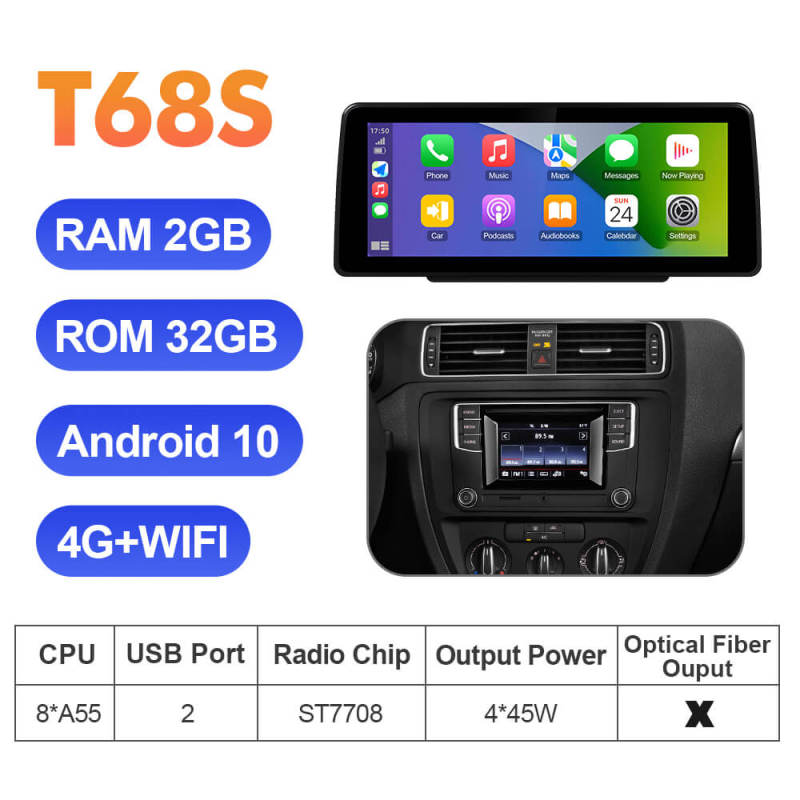 ISUDAR 12.3 Inch Android 12 Car Radio For VW/volkswagen/Skoda/Seat/Passat/Golf/Tiguan/CC/Leon GPS Multimedia Stereo