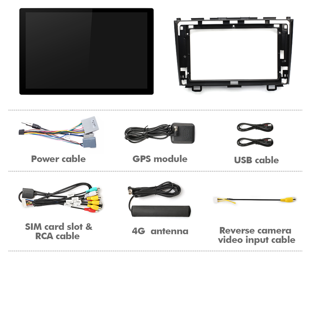 ISUDAR 2K 13.1'' Carplay Car Multimedia Radio Player For Honda/CRV/CR-V 2006 2007-2011 GPS Navigation