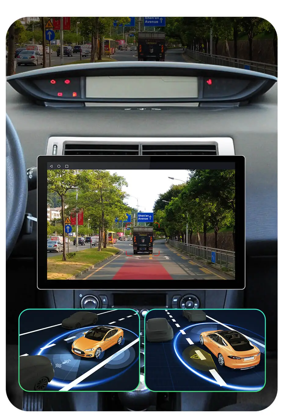 NAVISTART Android 10 Car Radio for Citroen C4 C-Quatre C-Triomphe