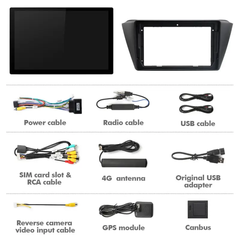ISUDAR 2K 13.1 Inch 8 Core Android 10 Car Radio For Skoda Fabia 2015 2016 2017 2018 2019