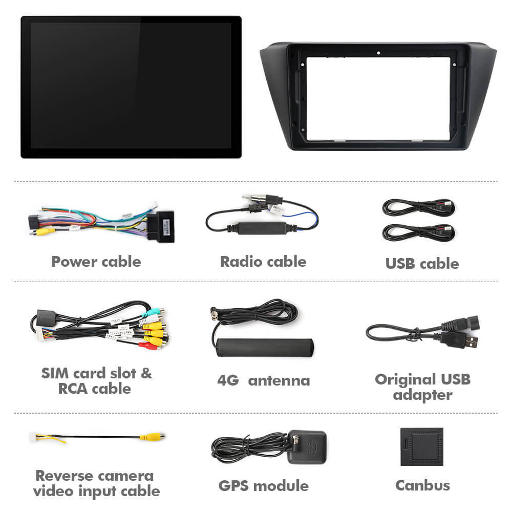 ISUDAR 2K 13.1 Inch 8 Core Android 10 Car Radio For Skoda Fabia 2015 2016 2017 2018 2019